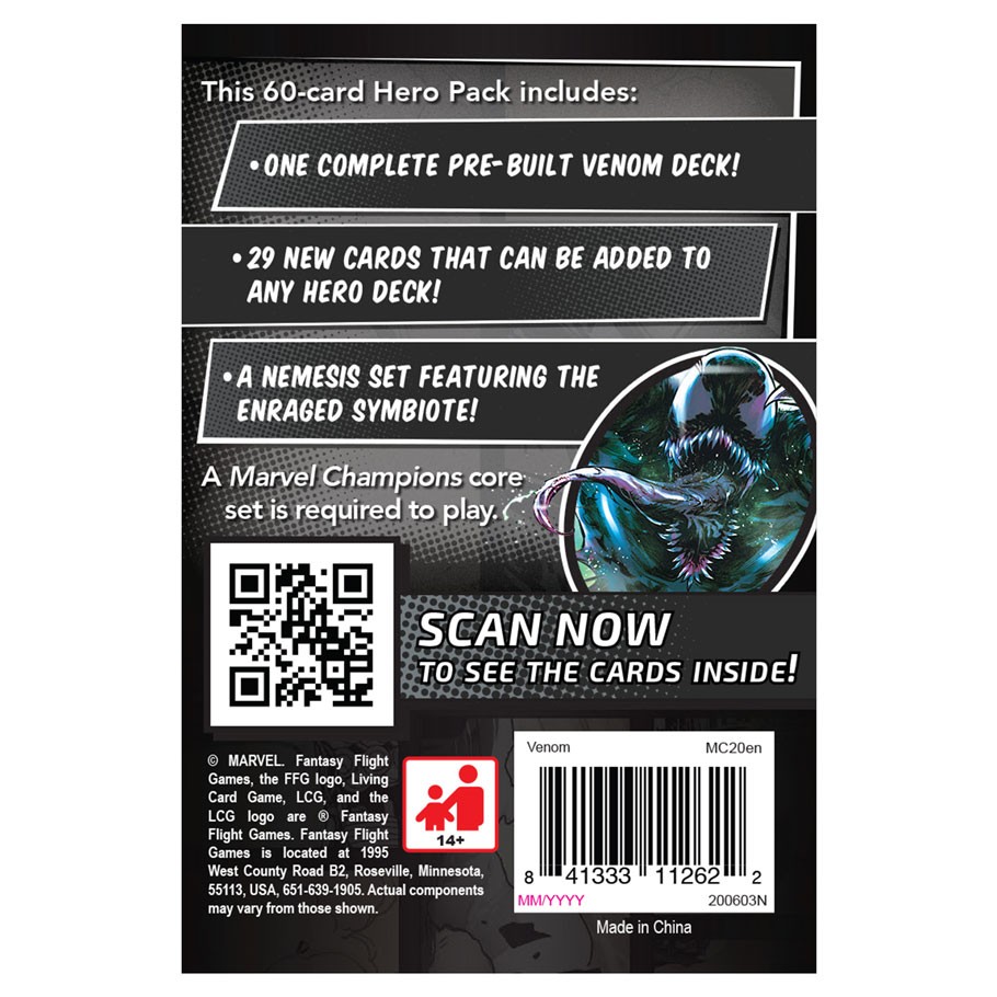 Marvel Champions : The Card Game - Venom Hero Pack